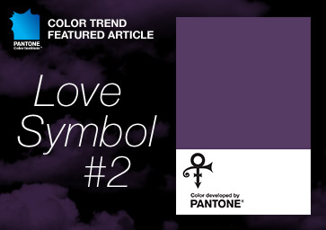 Prince Pantone purple Love Symbol 2