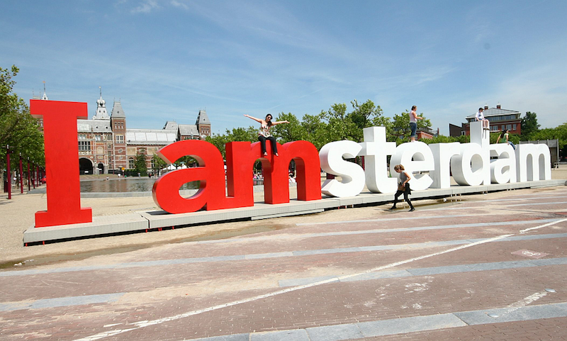 I amsterdam le logo d'Amsterdam délocalisé