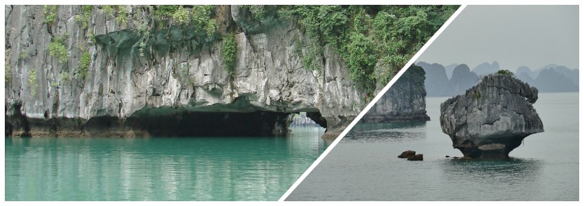 baie halong relief karstique